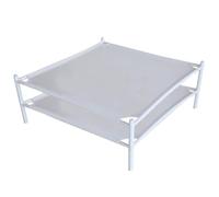 Étendoir à linge plat 1/2/3 étages empilable en maille pour pulls, jouets, chaussettes, veste en plumes, herbes, légumes, fruits, extérieur intérieur