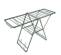 Étendoir à Linge Pliable et Portable, séchoir à Linge réglable en Aluminium, Gain de Place pour Salle de Bain et Balcon