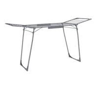 Étendoir à linge - SONGMICS - Pliable - Antirouille - Gris - pour jusqu'à 18 kg