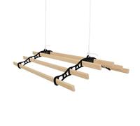 MonsterShop – Étendoir à linge suspendu 0,9 mètre – Noir