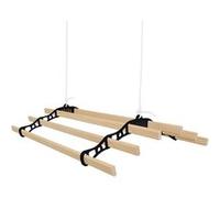 MonsterShop – Étendoir à linge suspendu 0,9 mètre – Noir