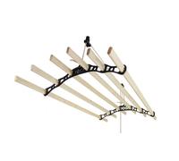 Séchoir de plafond en bois - noir - 2.4m