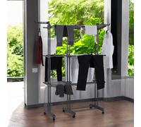 Etendoir - JE CHERCHE UNE IDEE - Extensible - 3 Étages - Gris