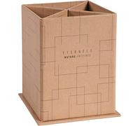 Eterneco Porte-stylo carré 4 compartiments en carton