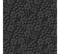 Ethereval Design Meuble Fleur Vintage 3D Noble 45x200cm | Couche vinylique renforcee, resistante a l'eau et a l'huile. Ideal pour renovation de meubles et placards.