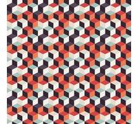 Ethereval Film Mural Meuble Art 3D Geometrique Moderne 45x200cm | Couche vinylique renforcee, resistante a l'eau et a l'huile. Ideal pour renovation de meubles et placards.