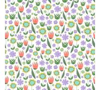 Ethereval Renovation Murale Meuble Petite Fleur Dessin Anime 45x200cm | Couche vinylique renforcee, resistante a l'eau et a l'huile. Ideal pour renovation de meubles et placards.