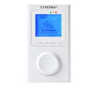 etherma Etherma Thermostat d'ambiance sans fil avec horloge, affichage LCD ET-14A Quantité:1