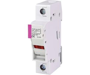ETI Elektrotechnik 002540211 EFH 10 DC 1p LED Porte-fusible avec affichage du statut Adapté pour (fusibles) fusible 10,3 x 38 mm 25 A 1000 V 1 pc(s)