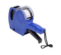 Étiqueteuse Manuelle, Kit de Pistolet de Tarification Rouge à 8 Chiffres, étiqueteuse Manuelle, Outil de Marquage de Prix avec Encre de Rechange, étiquettes de Prix(Bleu)