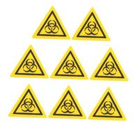 Étiquette de Signalisation Biologique pour Laboratoire 8 Pièces PC