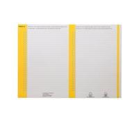 Etiquette dossier suspendu armoire 6 x 137 mm Elba jaune - Paquet de 270