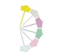 Etiquette Jardin Étiquette de plante épaisse, carte enfichable, étanche, résistante au soleil, marqueur jardin, étiquettes décoratives résistantes à la lumière, sur piquet, 10/12 pièces(12PCSColor3)