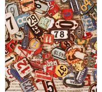 Étiquettes autocollantes rétro Alphabet, chiffres et symbole, paquet d'autocollants pour Scrapbooking, décoration Vintage pour Journal indésirable, 24 pièces F