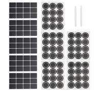 Étiquettes Autocollantes Tableau Noir PVC Noir Imperméables pour Bricolage | Fournitures Pédagogiques, Usage Papeterie, Marquage D’objets, Format Adapté aux Bocaux et Contenants