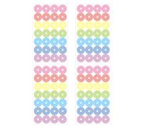 Étiquettes de renfort - Protections de trous autocollantes | Cercles adhésifs pour papier avec une forte adhérence et fournitures de dessin et de notes pour étudiants, adultes, livres, colis et