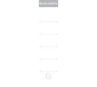 Etiquettes Exacompta Autocollantes Pour Dos De Classeurs À Levier Dos 50mm