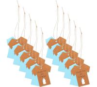 Étiquettes Ficelle de Chanvre Présents en Papier Kraft | Motifs Merci, Design Suspendu Décoratif, pour Paquet Présents et Bouteilles de Vin, Lot Créatif