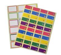 Étiquettes Nom Scolaires Alien pour Enfants - 58 Stickers Autocollants - Formats 32x22 mm et 25x12 mm - Identification Fournitures Scolaires, Cahiers et Trousses