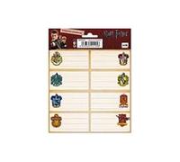 ETIQUETTES SCOLAIRES AUTOCOLLANTES HARRY POTTER BLASONS