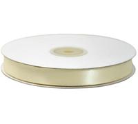 ETM - Ruban en satin double face 15 mm - Bobine de 50 mètres ivoire (ral 1013)