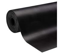 etm Tapis de Sol Caoutchouc,Revêtement de Sol Industriel,Protection pour remorques,lieux de déchargement Camion,Moquette résistante de -30°C à 69°C, 3mm-Noir 100x500cm, Fein gerippt