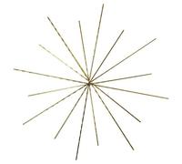 Etoile En Fil D'acier P. Perles, 10 / 8cmø, 3 Pièces, Épaisseur Du Fil 0,6 Mm