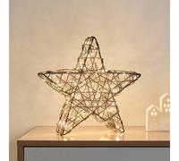 Étoile Lumineuse en Rotin Studley de 35 cm