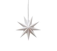 Étoile lumineuse LED avec compartiment à piles DecoTrend, 11.5x11.5x4 cm