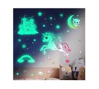 Étoile Lumineuse Plafond Stickers Muraux-Étoile Fluorescente Arc en Ciel Décoration Chambre et Fille OBJET DE DECORATION MURALE