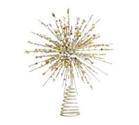 Étoile pour sommet de sapin de Noël - Étoile décorative pour sommet de sapin de Noël à LED - Ornement d'étoile pour sommet de sapin de vacances - Étoile lumineuse à LED pour sommet de sapin pour