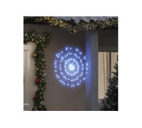 vidaXL Étoile rayonnante LED 8 pcs Blanc