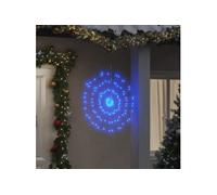 vidaXL Étoile rayonnante Noël 140 LED - Bleu