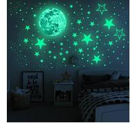 Étoiles phosphorescentes - Stickers muraux - 174 Pcs Lune et Etoiles autocollant fluorescent - pour Enfants Plafond Décoration
