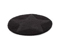 Etol Design Tapis Star rond noir
