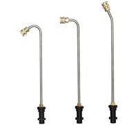 Etomvoop Baguette d'extension pour pistolet de nettoyeur haute pression, connecteur rapide de 6,35 mm, tige de nettoyage pour Karcher K2-K7 (doré à 30 degrés), Or 30 Degrés