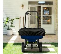 Etomvoop Housse pour épandeur d'engrais de jardin - Convient aux trémies de 38,6 à 45,4 kg - 66 x 66 x 25,4 cm | Housse de pluie 210D pour épandeurs de diffusion de 38,6 à 45,4 kg Ourlet élastique