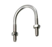 Etrier fileté zingué 140 pour tube ISO avec écrous boîte de 1 - - 33750140