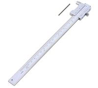 Étrier parallèle croisé de 0 à 200 mm, pied à coulisse en acier inoxydable avec pointe en carbure et règle de marquage à double échelle gravée au pour le travail des métaux