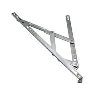 Étrier pour fenêtre battante Charnière à friction for fenêtre battant parallèle en plastique, acier inoxydable 304, 4 barres, avec limiteur latéral pour la maison