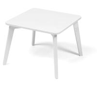 Ette tete Table Tulla, blanc, pieds courts