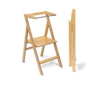 Ette Tete Tour d'apprentissage pliable avec hauteur réglable (bois)