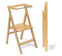 Ette Tete Tour d'apprentissage pliable avec hauteur réglable (bois)