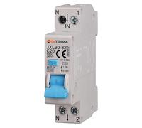 ETTROIT JXL30-32 Interrupteur magnétothermique différentiel, 1P+N, 6-32A, 30mA, 240V, 4,5 kA (C20-20A)