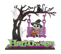 ETUCYNG Figurines d'halloween pour Le Bureau Décoration en Forme d'arbre À
