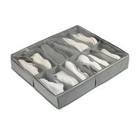 ETUCYNG Organiseur de chaussures sous le lit | Conteneur à chaussures pliable en tissu - Organiseur de rangement sous le lit, peut contenir au total 6 paires, rangement de chaussures sous le lit avec