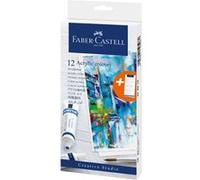 Faber-Castell Creative Studio – Lot de 12 pochettes carton avec carte swatch multicolore