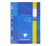 Etui 400 feuillets mobiles Clairefontaine Metric format A4 21 x 29,7 cm petits carreaux