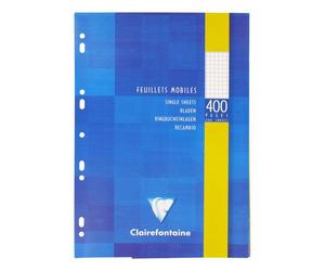 Etui 400 feuillets mobiles Clairefontaine Metric format A4 21 x 29,7 cm petits carreaux