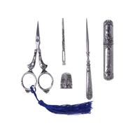 Étui À Aiguilles Pour Ciseaux De Broderie Vintage, 1 Ensemble, Outils De Couture